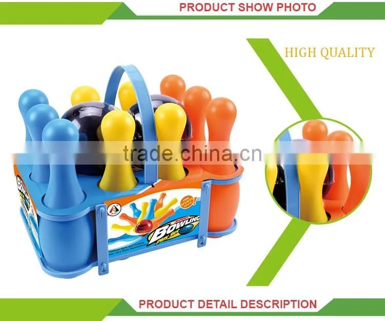 Good quality kids sport toys plastic indoor bowling game