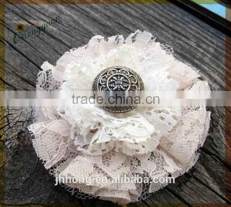 Artificial flower for hair Real touch rose decorations