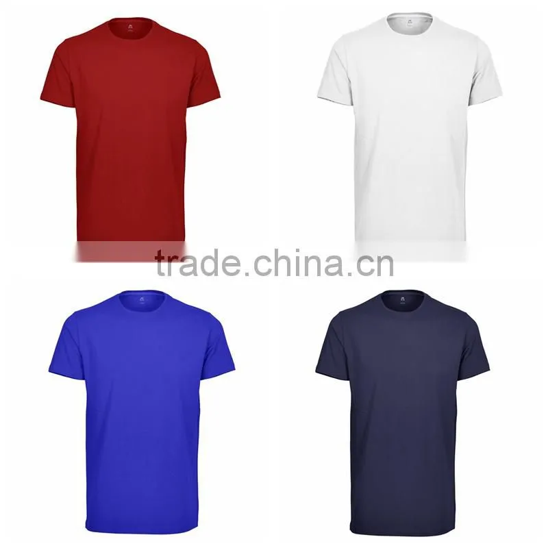 plain white 100% cotton t shirts for men printing