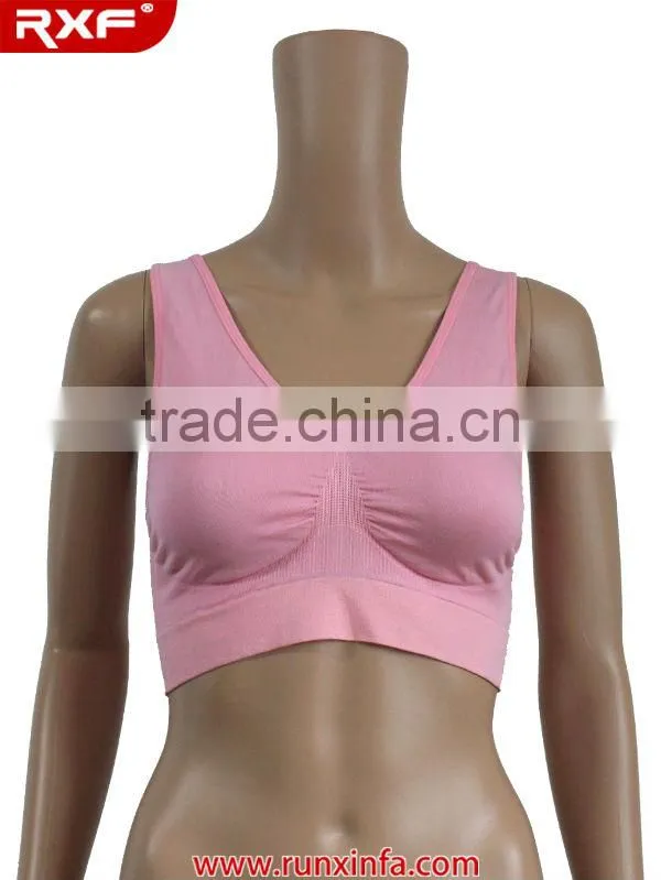 Girl sport seamless hot sexy xxxx sports bra/genie sports bra