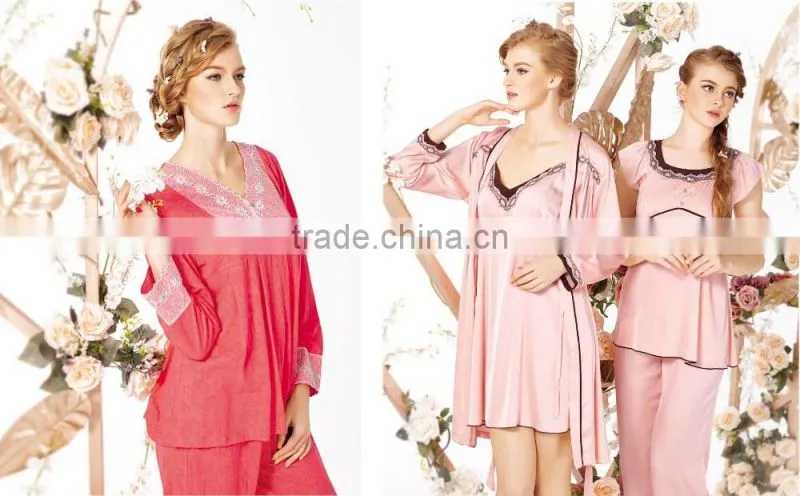Flame Knitting Fabric for women Pajama/T-shirt