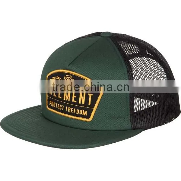 2015 Fashion Embroidery Patch 5 Panel Mesh Hat
