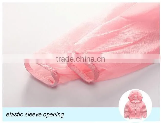 Wholesale Custom sun protection girls and boy clothing 2016