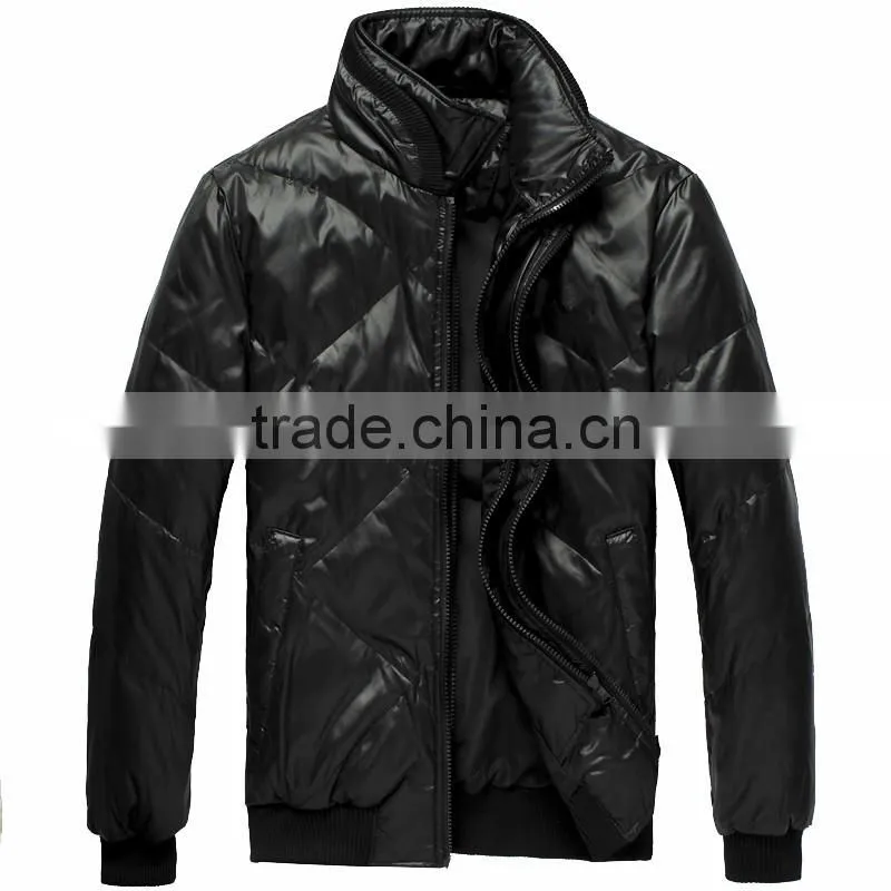 Windproof Stand Collar Winter Park Down Jacket man
