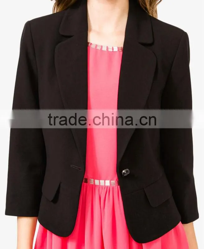 College Single-Button Blazer