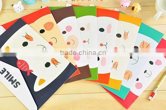 A4 Transparent Color File Pocket/PP File Bag Lovely Pattern File Bag