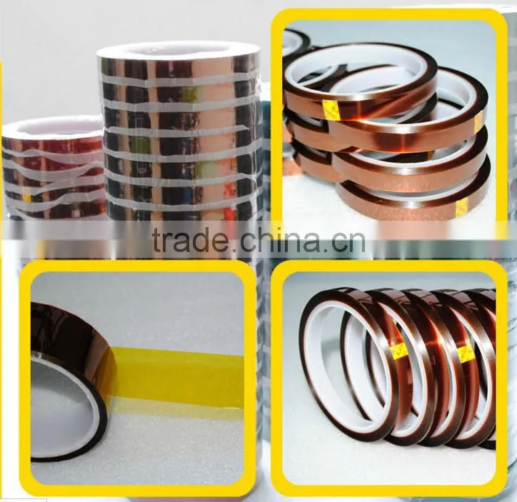 ISO9001 Double sided Polyimdie Tape for High Temperature Masking of Metal Material