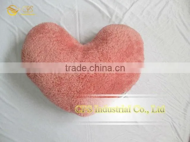 Heart shape printed cushion