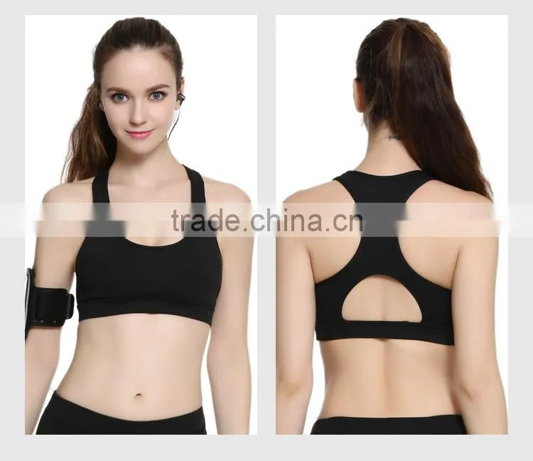 Solid Color Women Fitness Workout Sexy Yoga Bra