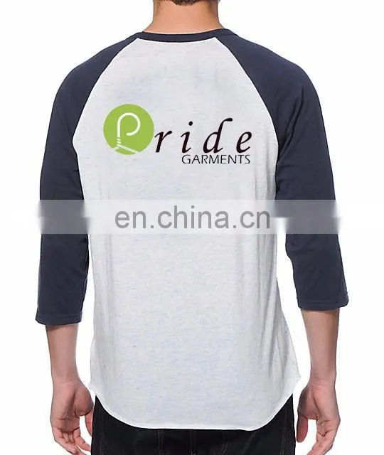 Unisex Adult Color Combination Custom Printing Baseball T-shirt-customise long sleeve t-shirt- casual wear t-shirt