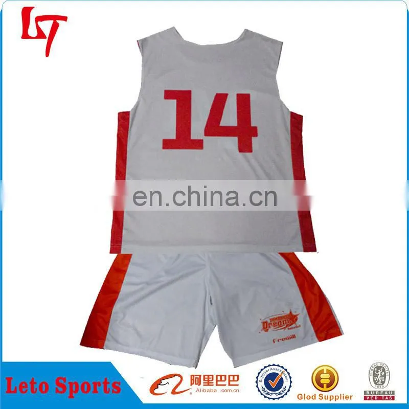 Sleeveless Men's Reversible Sublimation Basketball uniform /Exclusive jersey