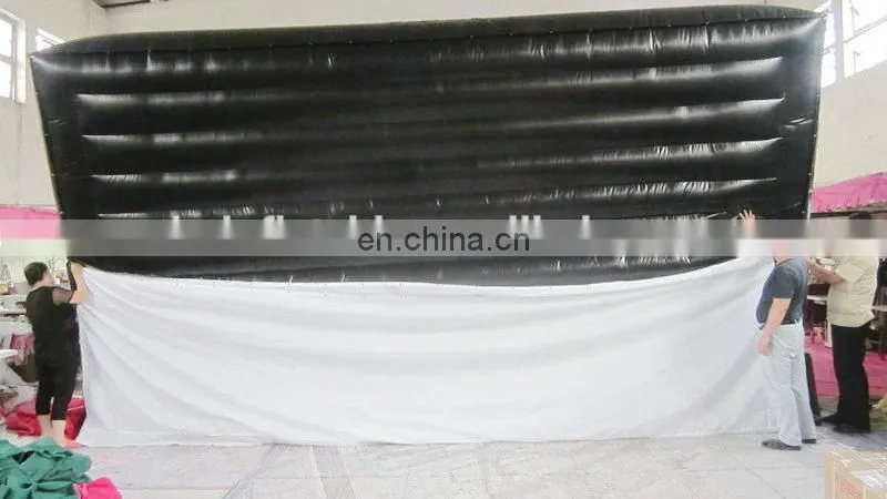 customized new style giant outdoor used inflatable movie screen for sale