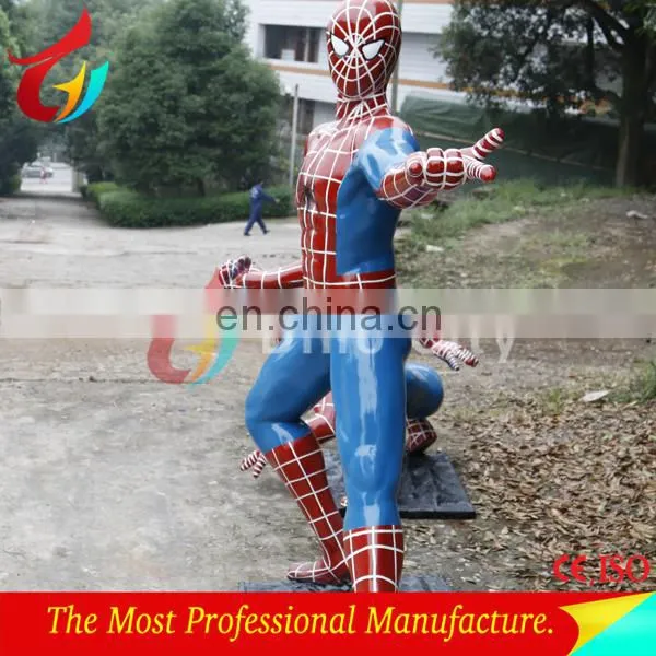 FRP superhero life size movie statue