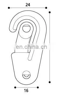 KCK plastic shocks hook ,packaging plastic hook,flip-flop hangers