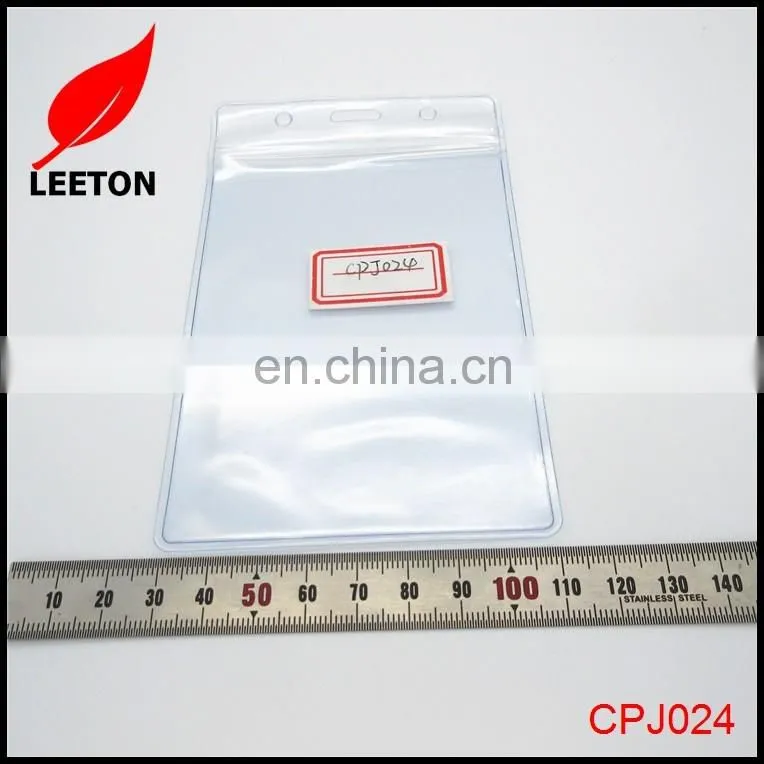 Factory supply cheap plastic PVC school card holder