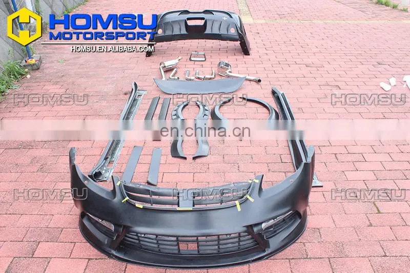 Auto parts MS design style carbon fiber / fiber glass front bumper body kit for porsch-e panamera 970 2010-2013
