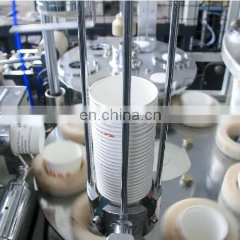 Double side film ultrasonic disposable paper cup forming machine