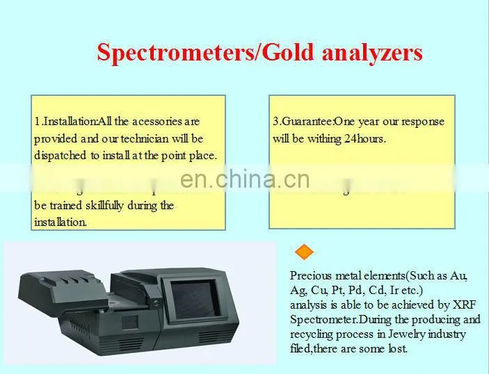 New Model X-ray Gold Detector,Xrf Precious Metal Analyzers,Xfr Spectrometer NAP8200
