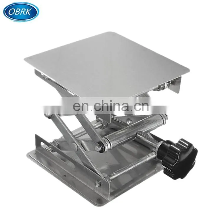 250*250mm Lab scissor lift table Scientific Scissor Lifting Jack Platform