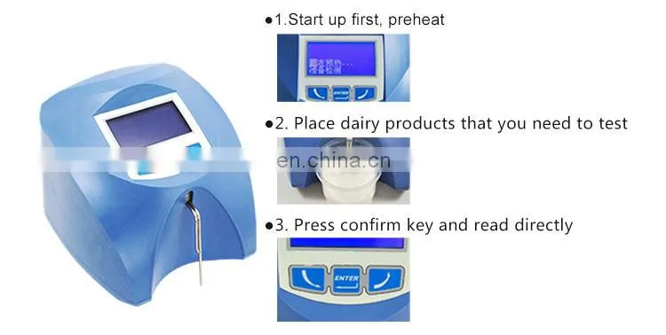8 years top selling Cheap popular portable milk analyzer fat tester