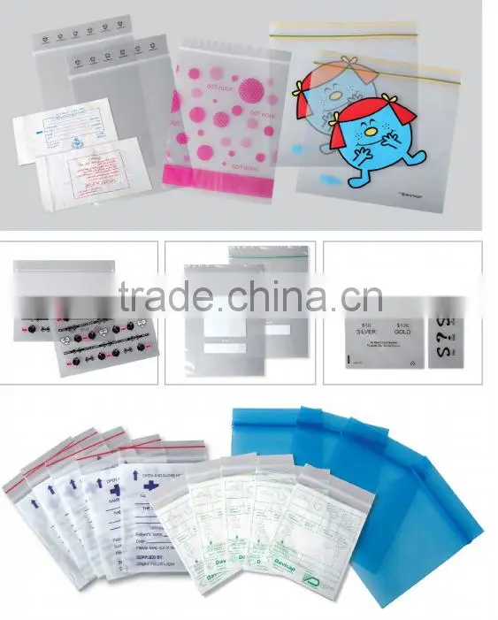 Sandwich bag with zipper top/zip bag