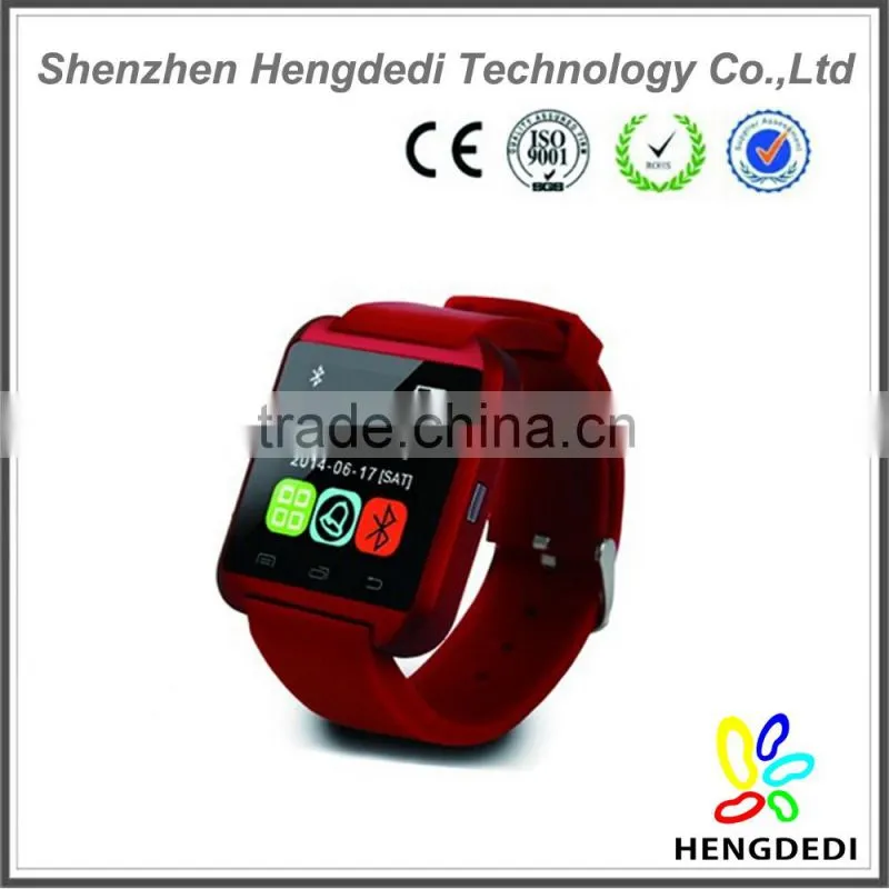 Bluetooth smart watch U8 fashionable wrist watch smart phone watch compatible with Android Phone