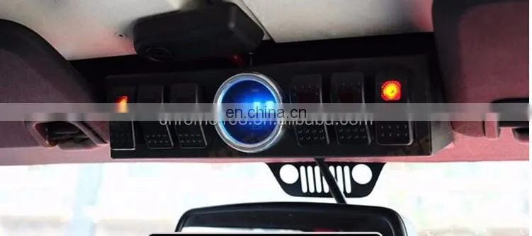 LED offroad light bar control switch panel for jeep wrangler jk truck parts accessories