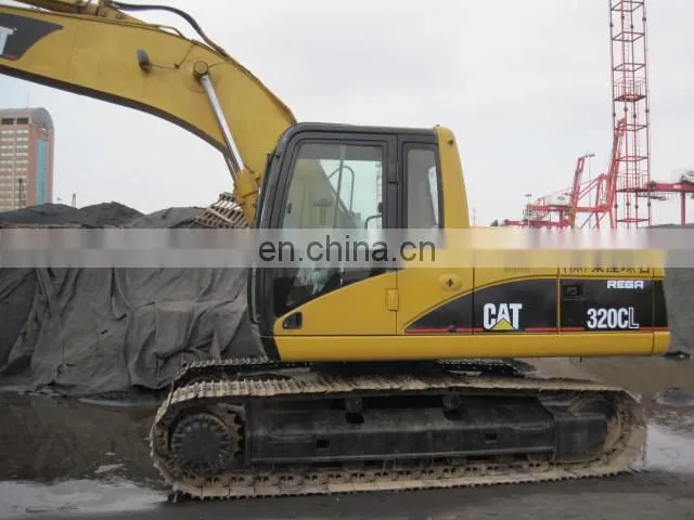 Caterpillar 320CL excavator loading service, original caterpillar 320c crawler excavator send to port