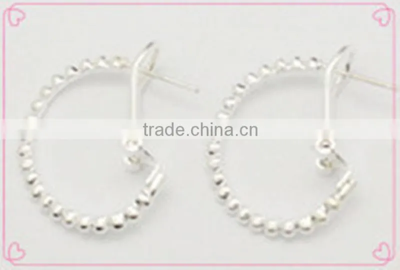 2014 Girls favarite cheap wholesale stud earrings pearl stud earrings bullet stud earrings