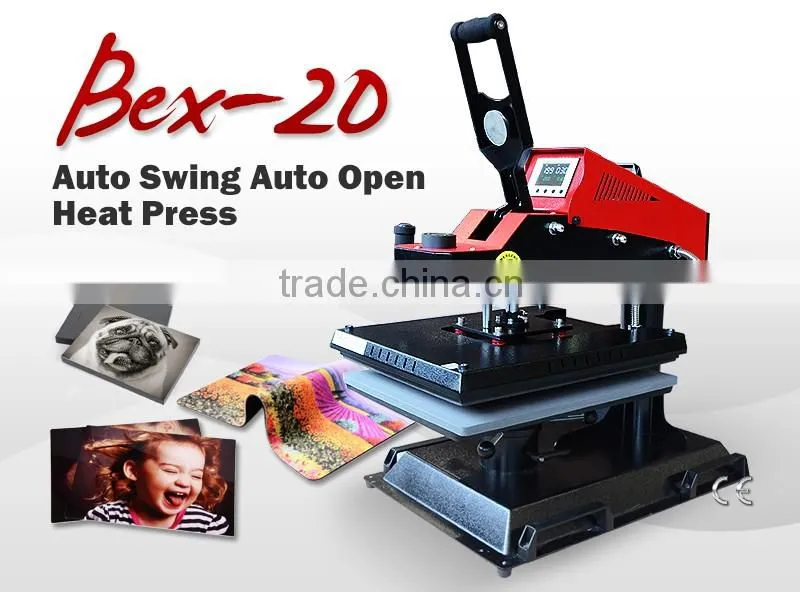 Auto Open Auto Swing Away Heat Press Transfer Machine
