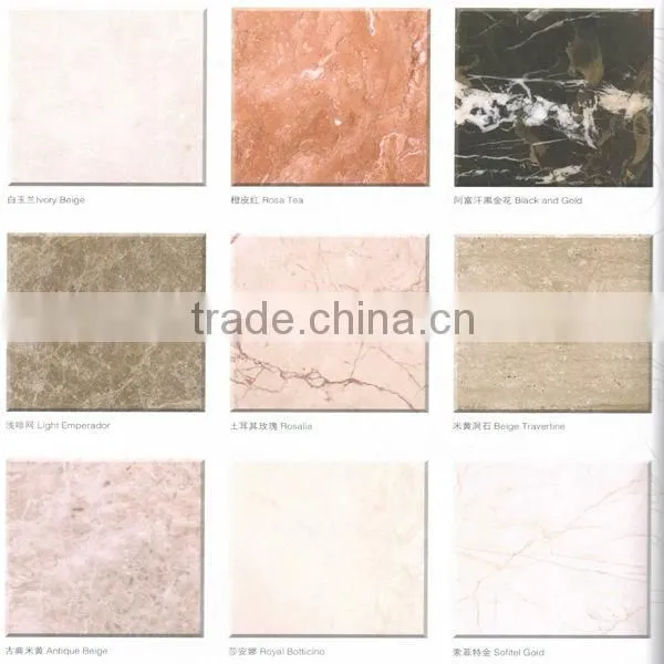 Natural Crystal White Marble Tile For Mandir