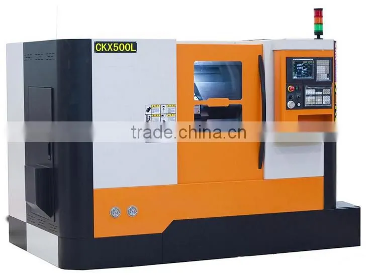 Hot sell china manufactures supply cheap cnc horizontal lathe machine CKX500L with 10'' hydraulic chuck for metal working