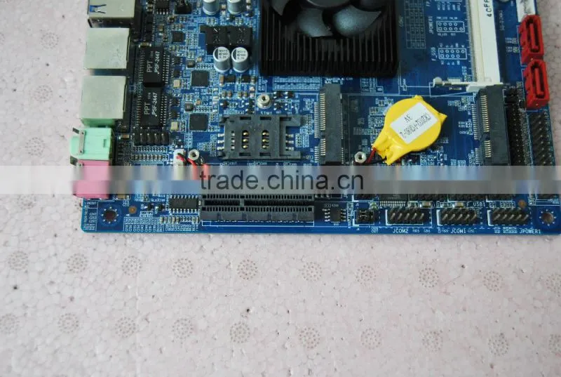 dual HD ports dual ethernet onboard 4GB ddr3 5th i5 5200U motherboard,onboard i5 low power micro itx MB for AIO POS KIOSK