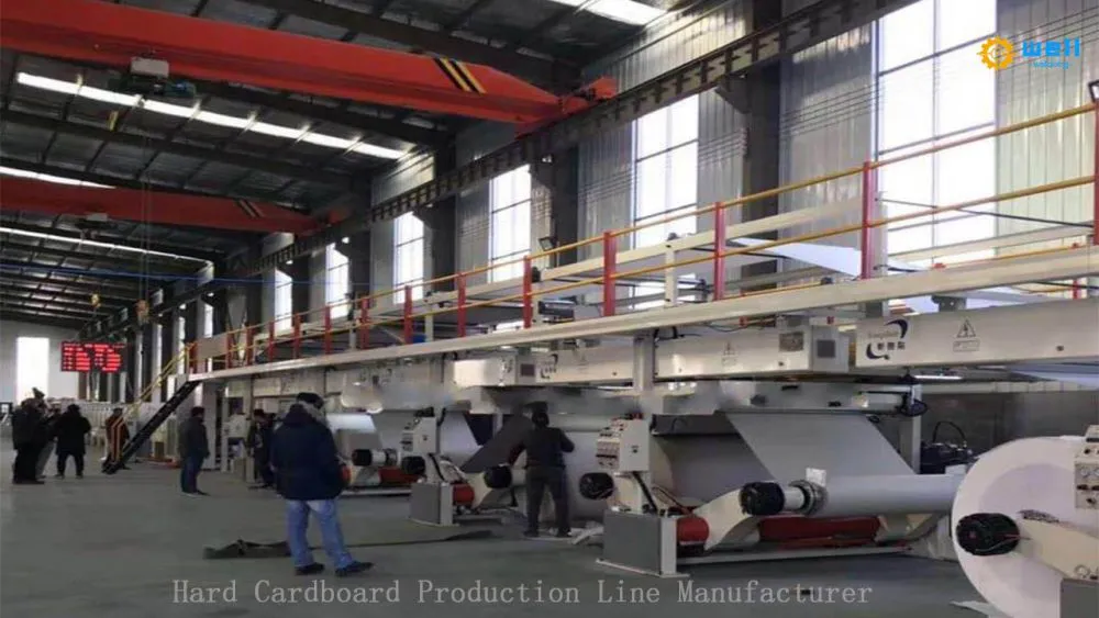 Hard-cardboard-production-line