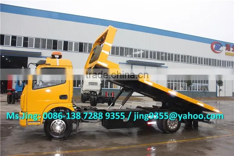 2015 EuroIII or EuroIV Factory Price Dongfeng DLK 4 ton tow truck,4x2 towing truck