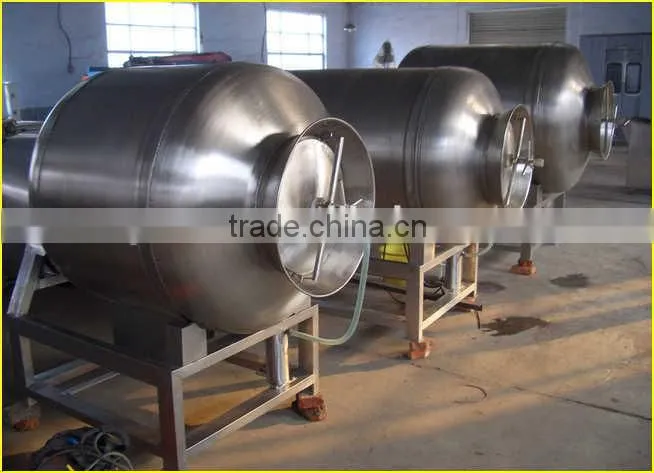 multifunction Vacuum Roll Rubs Machine , Vacuum Roller Kneading Machine , Vacuum Meat Roll Kneading Machine