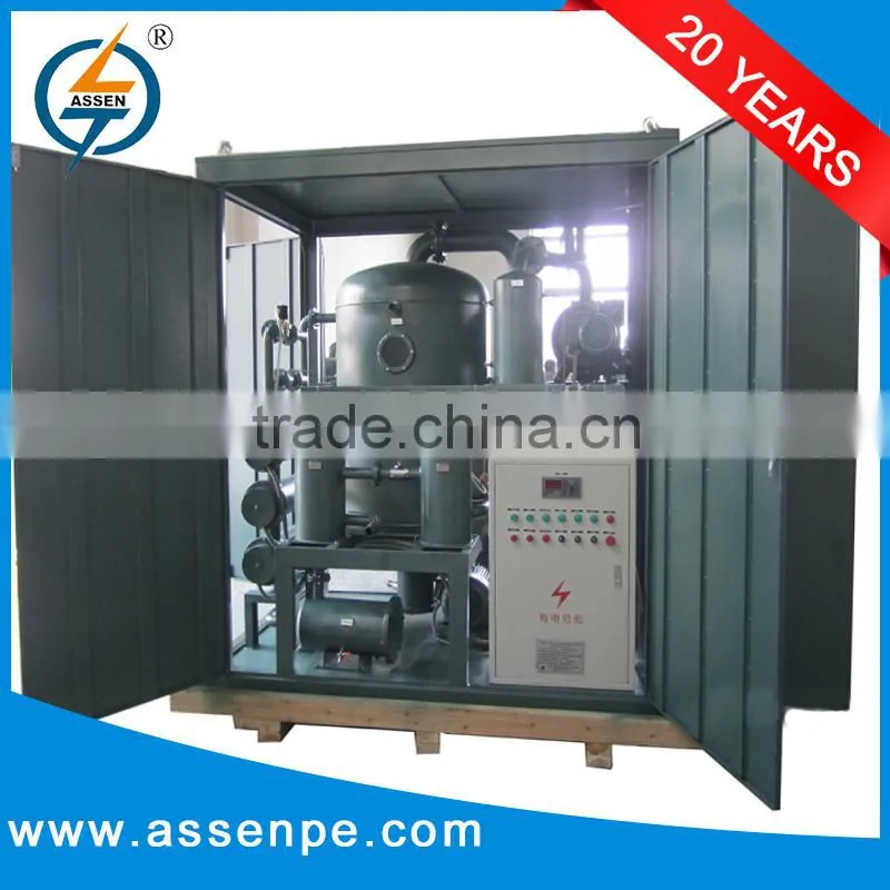ZYD type High Vacuum Transformer Oil Purification Plant