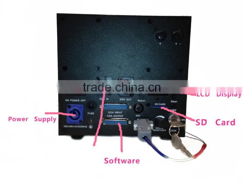 Kiya light RGB 3w full color laser light
