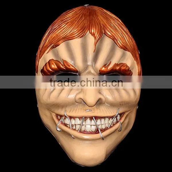 In-stock factory Halloween payday blonde party HarvestDay2 game series resin mask halloween
