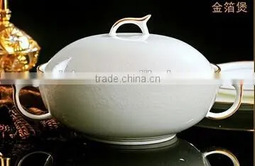 58 pcs Luxury Bone China Arabic Dubai Dinnerware set