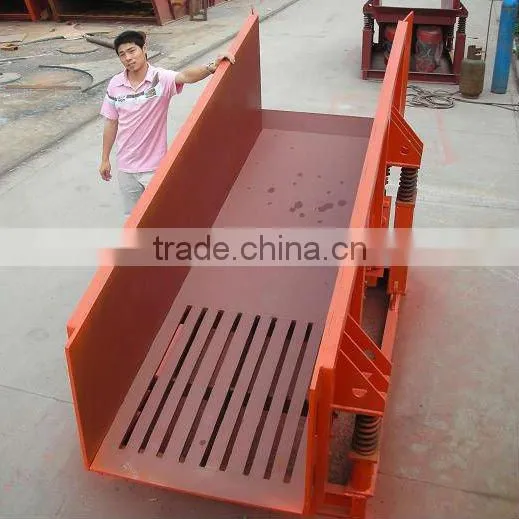 Electrical stone vibrating grizzly feeder for mining