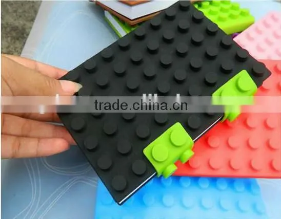 Custom paper silicone notebook cover a6 silicone notebook