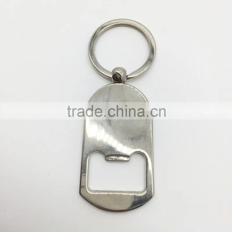 High Quanlity Stainless Steel Custom LOGO Bottle Opener Keychain