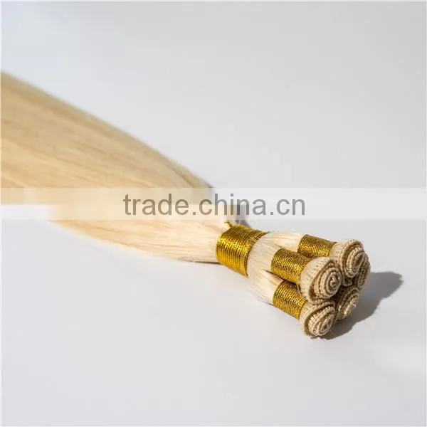 celebrity popular sweet lady hand tied weaving hair Mongolian