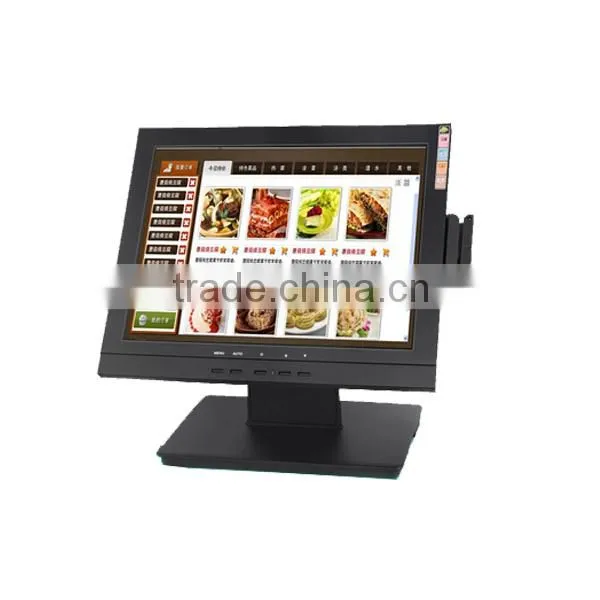 Detaik Factory Supply Resistive 15 Inch Touch Monitor With MSR