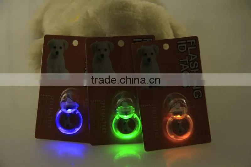 Mixed Wholesale 6 Styles 5 Colors Led Light Pet Pendant Dog Tag Pendant