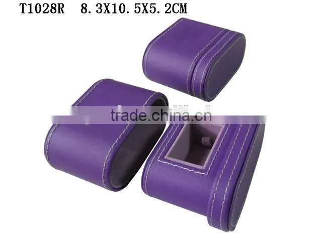 T1028E Custom Faux Leather Unique Drawer Jewelry Earring Box for Necklace