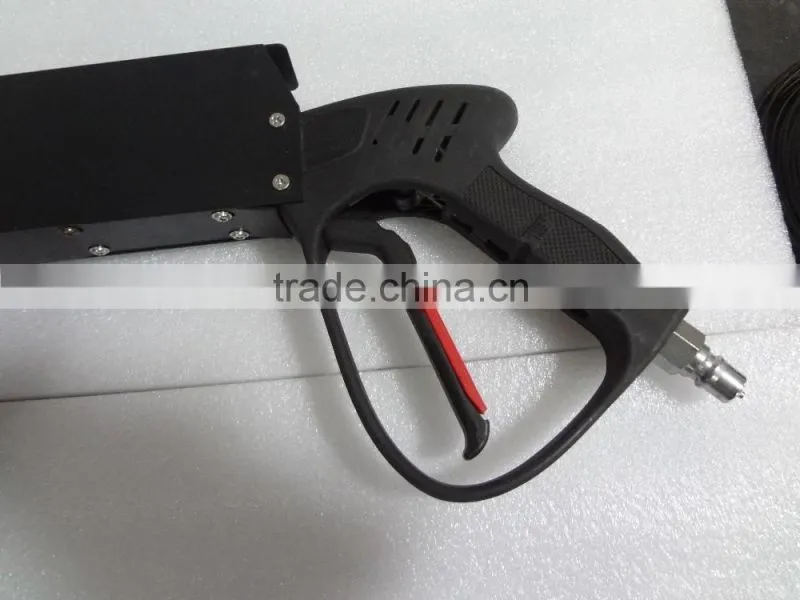 RGB color tube DJ co2 gun rechargeable with 3m high press hose led co2 gun