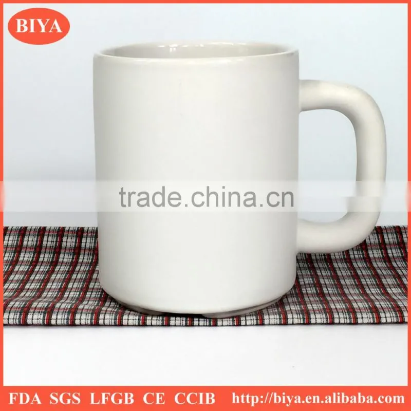 barrel mug white sublimation ceramic mug porcelain cup mark mug beer cup