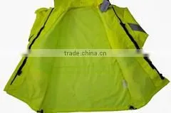 EN471 His -vis raincoat with reflective reflective